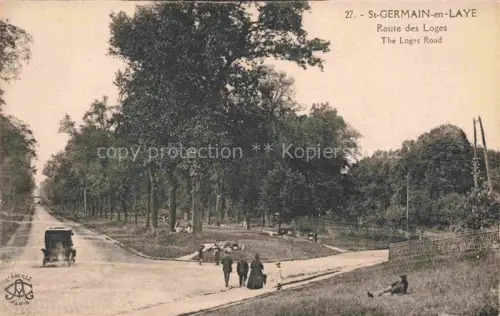 AK / Ansichtskarte ST-GERMAIN-EN-LAYE 78 Yvelines Route des Loges