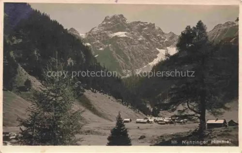 AK / Ansichtskarte Nenzinger Himmel 1367 Nenzing Vorarlberg AT Panorama Alpen