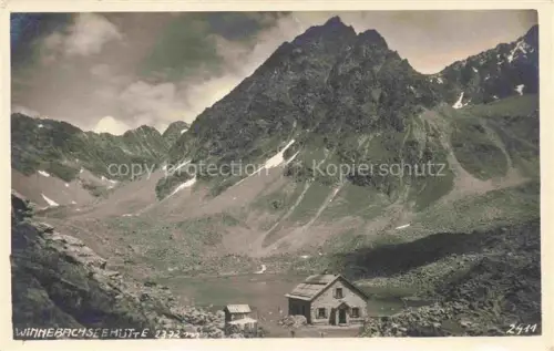 AK / Ansichtskarte Gries Sellrain Innsbruck Tirol AT Winnebachseehuette Berghaus Alpen