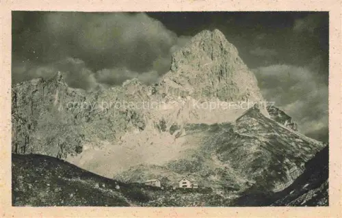 AK / Ansichtskarte Schwaz Tirol AT Panorama Lamsenhuette mit Lamsenspitze Karwendelgebirge