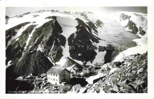 AK / Ansichtskarte Neustift  Stubaital Tirol AT Bremerhuette Gebirgspanorama Stubaier Alpen