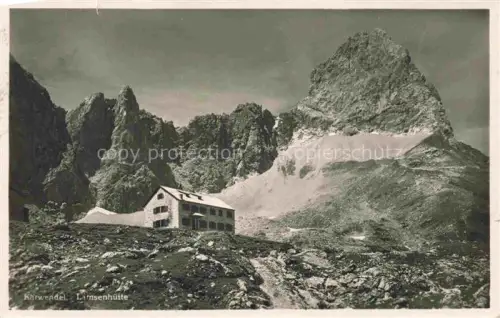 AK / Ansichtskarte Schwaz Tirol AT Lamsenhuette mit Lamsenspitze Karwendelgebirge