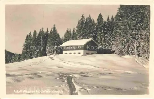 AK / Ansichtskarte Winklmoos Winkelmoos Reit im Winkl Bayern Adolf Wagner Huette Winterlandschaft