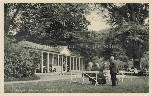 AK / Ansichtskarte Schieder-Schwalenberg Lippe NRW Trinkhalle und Kurpark Luftkurort
