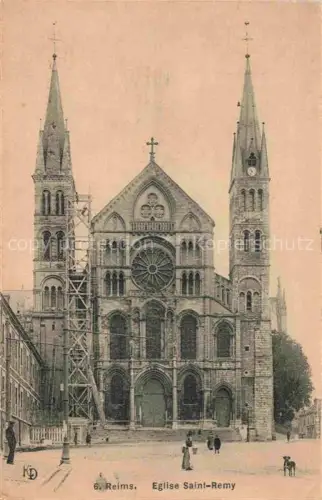 AK / Ansichtskarte REIMS 51 Marne Eglise Saint Remy