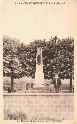 AK / Ansichtskarte Boursault EPERNAY 51 Marne Le Monument aux Morts Guerre 1914 18