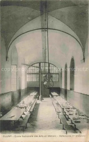 AK / Ansichtskarte Cluny MACON 71 Saone-et-Loire Ecole Nationale des Arts et Metiers Refectoire