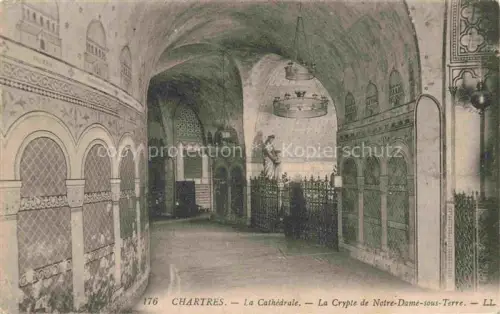 AK / Ansichtskarte CHARTRES 28 Eure-et-Loir La Cathedrale La Crypte de Notre Dame sous Terre