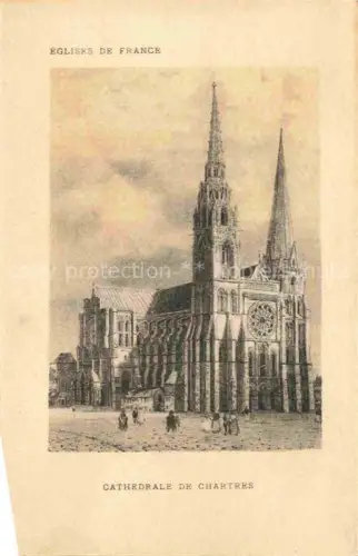 AK / Ansichtskarte CHARTRES 28 Eure-et-Loir Cathedrale de Chartres