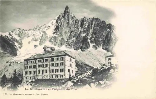 AK / Ansichtskarte Le Montanvert Chamonix-Mont-Blanc 74 Haute-Savoie et l'Aiguille du Dru