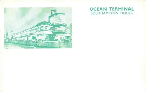 AK / Ansichtskarte SOUTHAMPTON  UK Ocean-Terminal Docks Hafengebaeude Art-Deco Moderne
