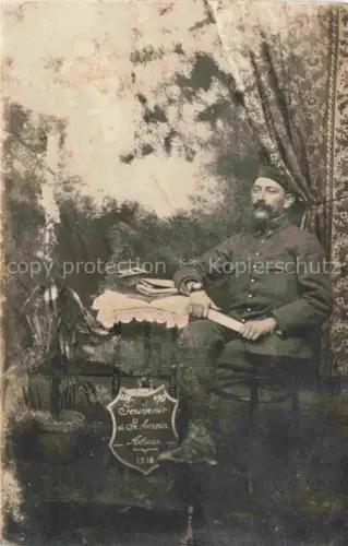 AK / Ansichtskarte Saint-Amarin St-Amarin Alsace 68 Haut Rhin Soldatenportrait Uniform Fotostudio Erster-Weltkrieg