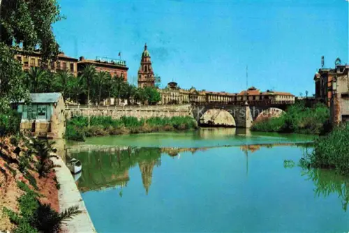 AK / Ansichtskarte Murcia ES View from the Segura River