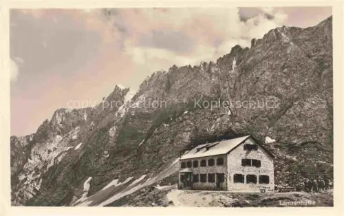 AK / Ansichtskarte Lamsenhuette Lamsenjochhuette Schwaz Tirol AT Berghuette Alpen