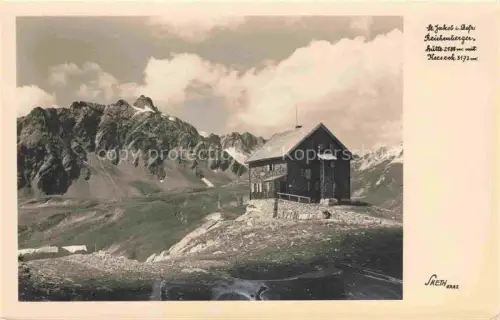 AK / Ansichtskarte St Jakob Defereggen Obersee Tirol AT Reichenberger Huette mit Keeseck Hohe Tauern