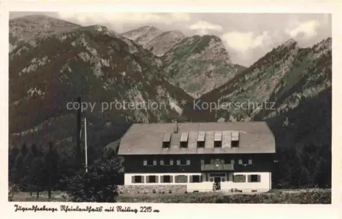 AK / Ansichtskarte Trofaiach Steiermark AT Jugendherberge Rheinlandhaus mit Reiting Ennstaler Alpen