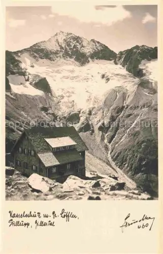 AK / Ansichtskarte Stillup Stilluptal Mayrhofen Zillertal AT Kasselerhuette Berghuette Zillertaler Alpen
