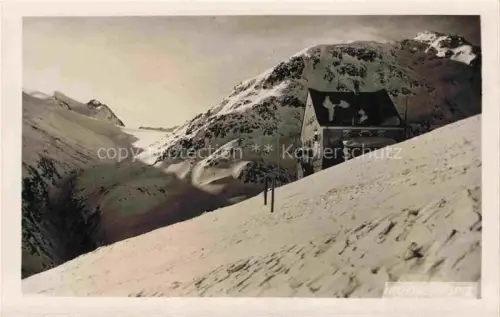 AK / Ansichtskarte Hochjoch Vorarlberg AT Hochjochhospiz Bergwelt im Winter