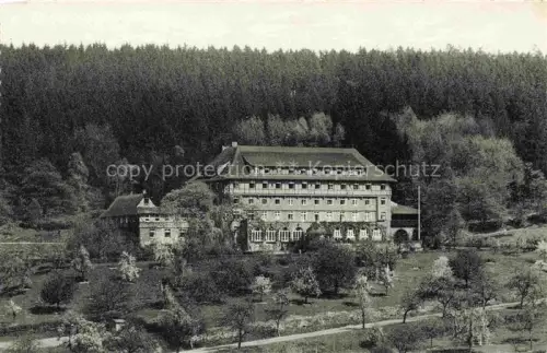 AK / Ansichtskarte Helmarshausen Bad Karlshafen Hessen Waldsanatorium Haus Kleine im Diemeltal