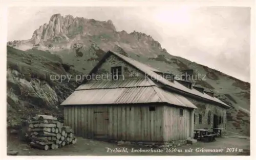AK / Ansichtskarte Prebichl Praebichl Eisenerz Steiermark AT Leobnerhuette mit Griesmauer