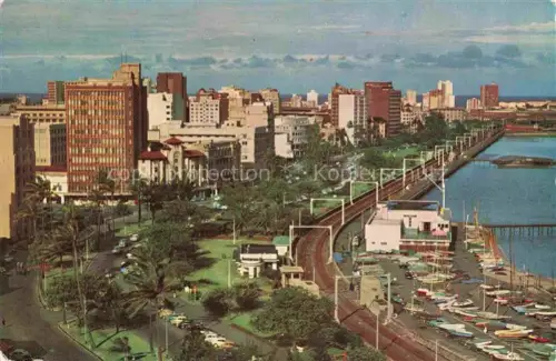 AK / Ansichtskarte DURBAN  Southafrica RSA Esplanade Strandpromenade Hafen Skyline Hochhaeuser Yachthafen Stadtansicht