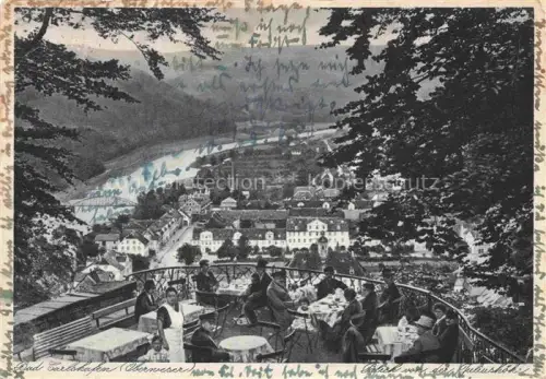 AK / Ansichtskarte Bad Karlshafen Bad Carlshafen Kassel Hessen Panorama Blick von der Juliushoehe
