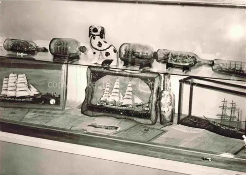 AK / Ansichtskarte BRAKE  Unterweser Wesermarsch Niedersachsen Schiffahrts Museum Brake Des Seemanns Kunstwerk