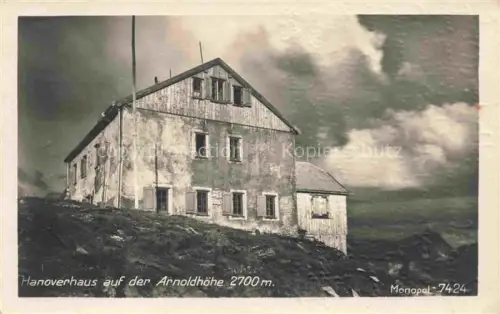AK / Ansichtskarte MALLNITZ  Tauernbahn Kaernten AT Hannoverhaus Berghaus auf der Arnoldhoehe