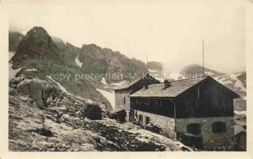 AK / Ansichtskarte Hallstadt Hallstatt Traunviertel Oberoesterreich AT Simonyhuette und Schoeberl Dachsteingebirge