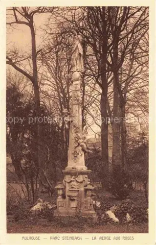 AK / Ansichtskarte MULHOUSE Muehlhausen 68 Haut-Rhin Parc Steinbach la Vierge aux Roses