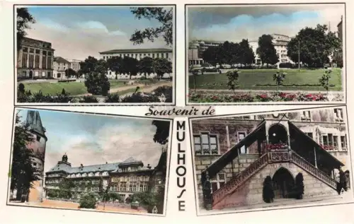 AK / Ansichtskarte MULHOUSE Muehlhausen 68 Haut-Rhin Souvenir de la ville vues d'ensemble