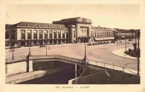 AK / Ansichtskarte MULHOUSE Muehlhausen 68 Haut-Rhin La Gare Bahnhof
