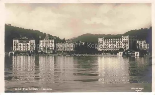 AK / Ansichtskarte Paradiso Lago di Lugano TI Ansicht vom See aus