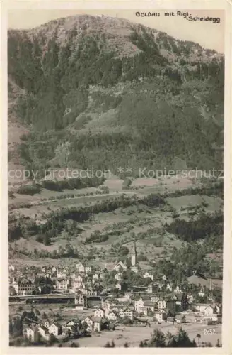AK / Ansichtskarte Goldau Arth SZ Panorama Blick ins Tal