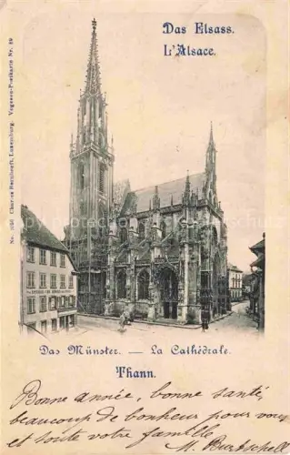AK / Ansichtskarte Thann  ALsace 68 Haut-Rhin Muenster Cathéral
