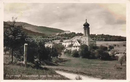 AK / Ansichtskarte Thierenbach Tierenbach Jungholtz 68 Haut Rhin Wallfahrtskirche Sainte Anne