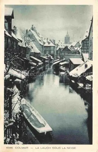 AK / Ansichtskarte COLMAR 68 Haut-Rhin La Lauch sous la neige