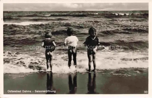 AK / Ansichtskarte DAHME  Ostseebad Schleswig-Holstein Saisoneroeffnung Strand