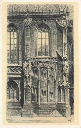 AK / Ansichtskarte ZWICKAU  Sachsen Dom Kaufmann Kuenstlerkarte Nr. 5 Teilansicht der Suedseite