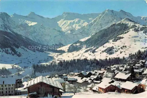 AK / Ansichtskarte Adelboden Frutigen BE Panorama Wintersportplatz Berner Alpen