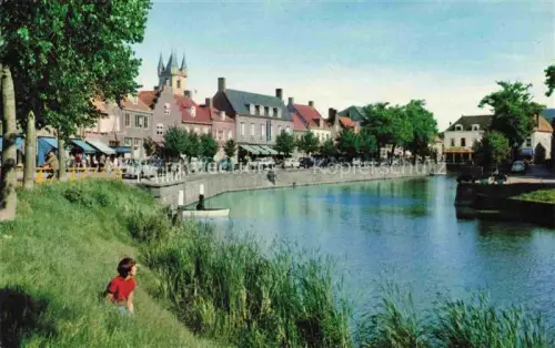 AK / Ansichtskarte Sluis  Zeeland NL Kade