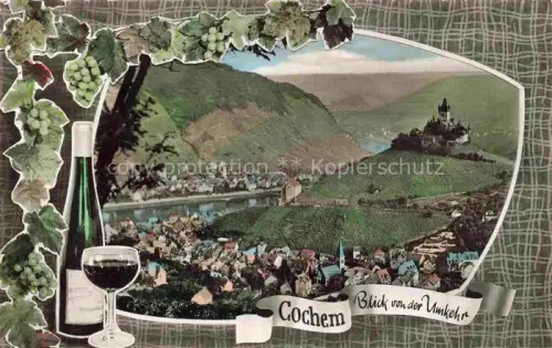AK / Ansichtskarte Cochem Kochem Mosel Panorama Burg