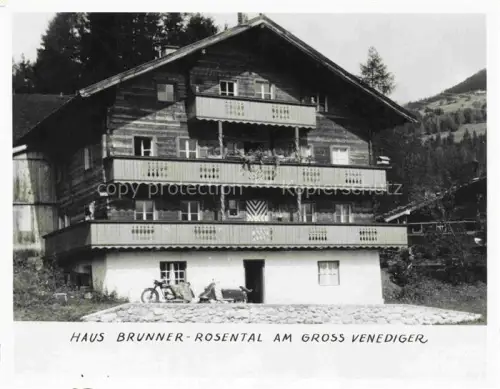 AK / Ansichtskarte Grossvenediger 3660m Hohe Tauern AT Haus Brunner Rosental