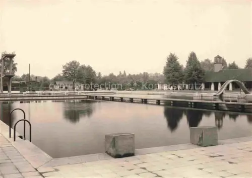 AK / Ansichtskarte ZWICKAU  Sachsen Volksbad Freibad