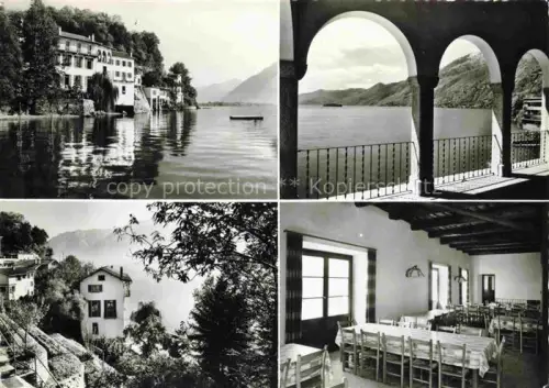 AK / Ansichtskarte Moscia Ascona Locarno TI Heimstaette der Vereinigten Bibelgruppen in Schule Universitaet Beruf VGB