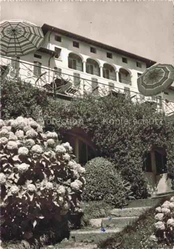 AK / Ansichtskarte Brissago Lago Maggiore TI Albergo Brenscino