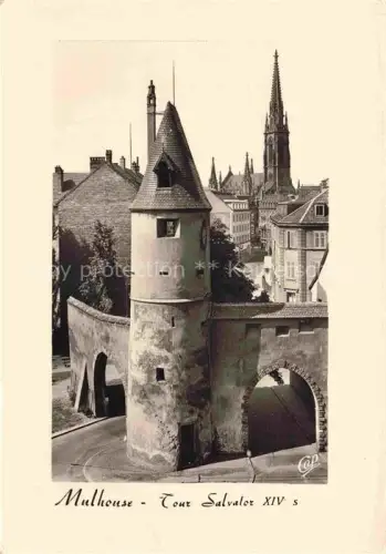 AK / Ansichtskarte MULHOUSE Muehlhausen 68 Haut-Rhin Tour Salvator XIV siècle