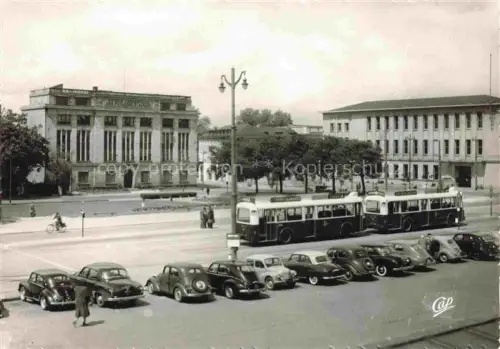 AK / Ansichtskarte MULHOUSE Muehlhausen 68 Haut-Rhin Entrée de la ville et nouvelle post principale