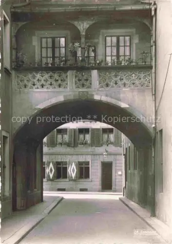 AK / Ansichtskarte MULHOUSE Muehlhausen 68 Haut-Rhin Passage derrière l'Hôtel de Ville