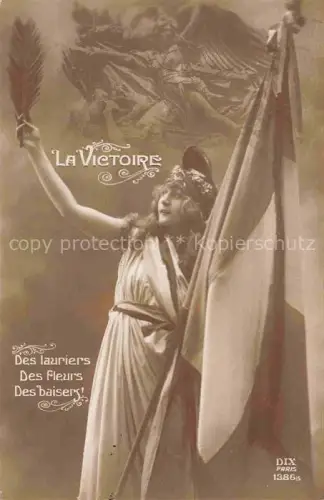 AK / Ansichtskarte Foto DIX Paris Nr. 1386/3 La Vietoire 
